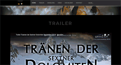 Desktop Screenshot of film-dolomiti.com