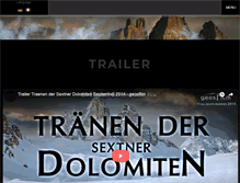 Tablet Screenshot of film-dolomiti.com